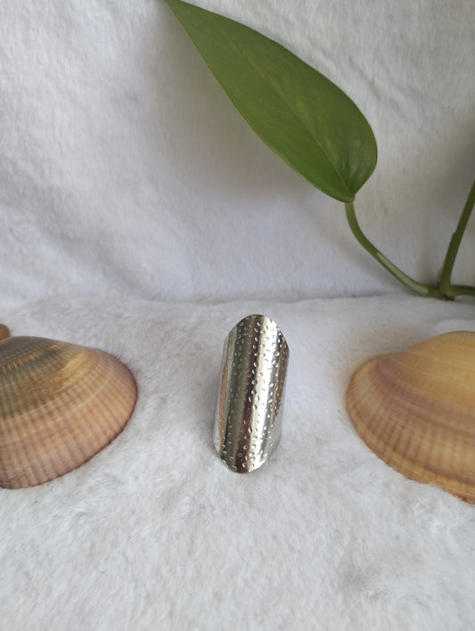Anillo plateado