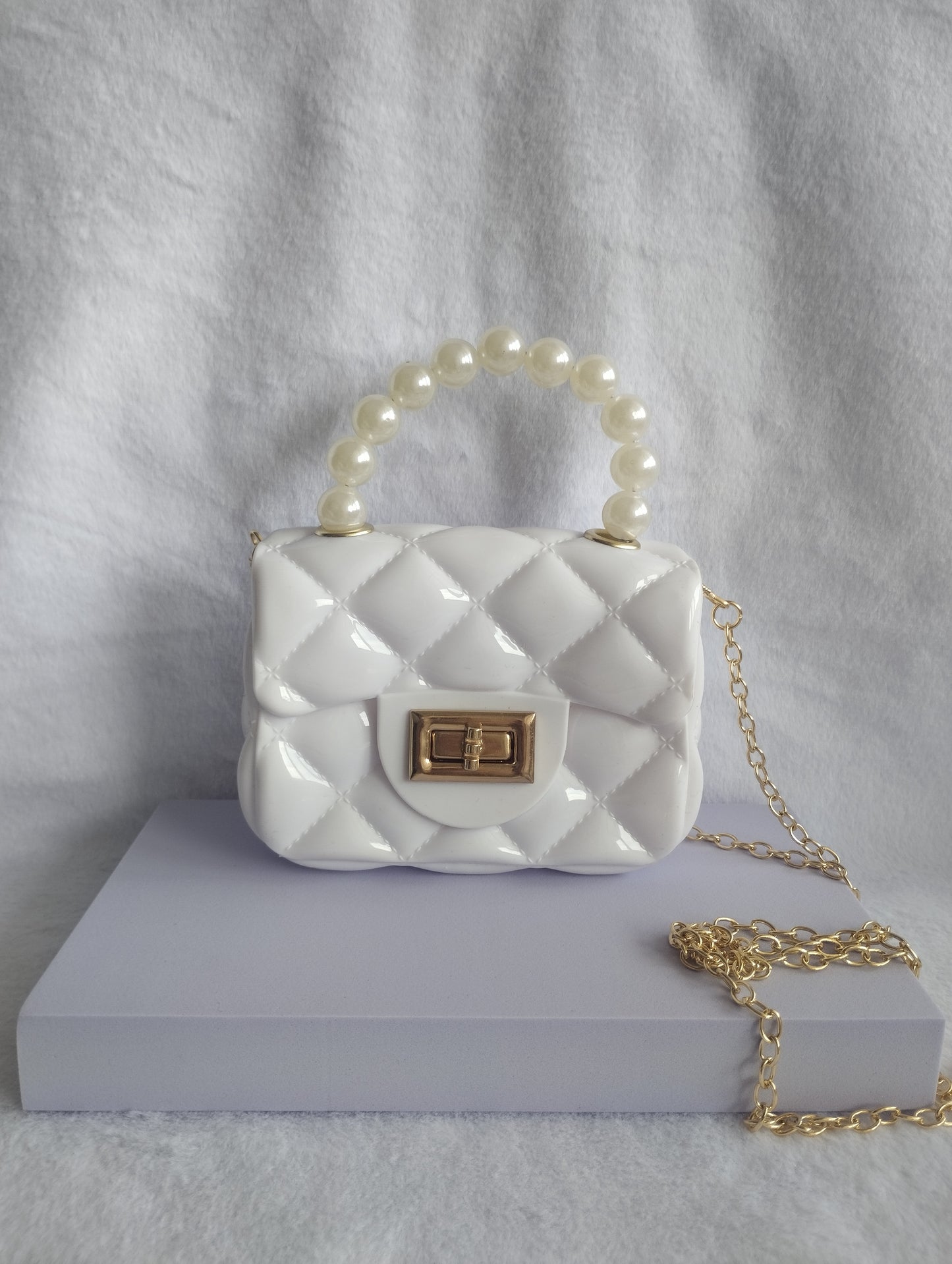 Bolso mini blanco